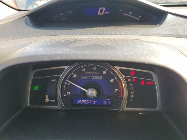 JHMFA362X9S001156 - 2009 HONDA CIVIC HYBRID BLUE photo 9