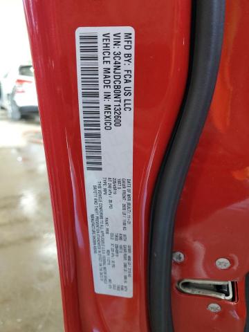 3C4NJDCB0NT132600 - 2022 JEEP COMPASS LIMITED წითელი ფოტო 14