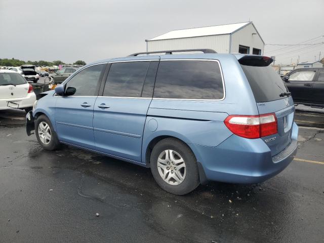 5FNRL38767B107521 - 2007 HONDA ODYSSEY EXL BLUE photo 2