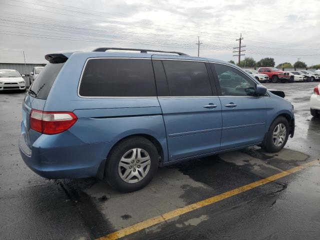 5FNRL38767B107521 - 2007 HONDA ODYSSEY EXL BLUE photo 3