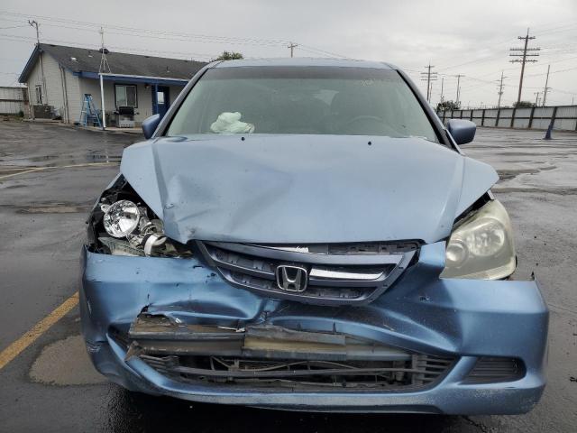 5FNRL38767B107521 - 2007 HONDA ODYSSEY EXL BLUE photo 5