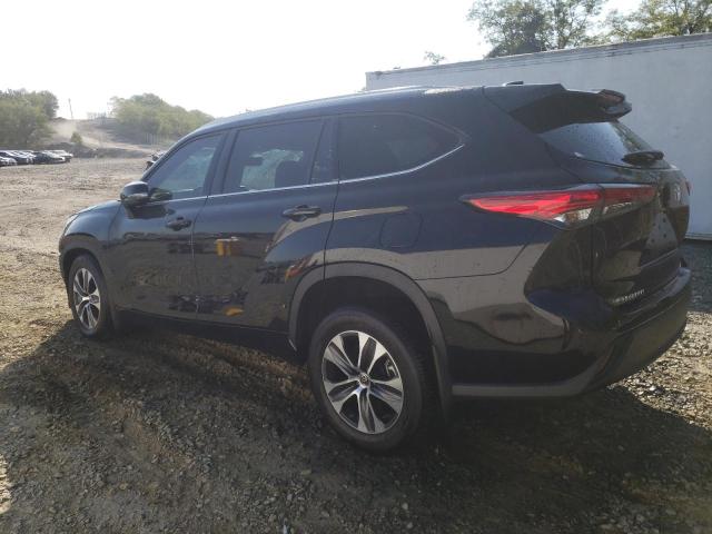 5TDGZRBH0MS557831 - 2021 TOYOTA HIGHLANDER XLE BLACK photo 2