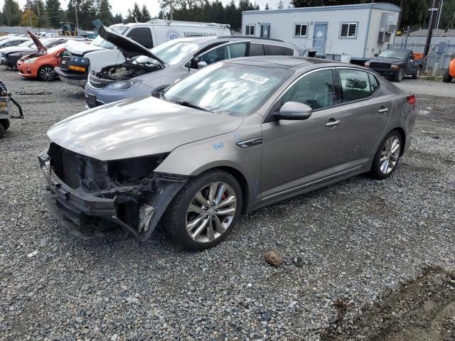 5XXGR4A60FG517014 - 2015 KIA OPTIMA SX GRAY photo 1