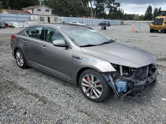 5XXGR4A60FG517014 - 2015 KIA OPTIMA SX GRAY photo 4