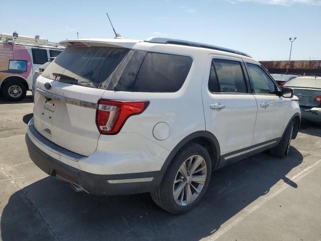 1FM5K7F85KGB16774 - 2019 FORD EXPLORER LIMITED WHITE photo 3