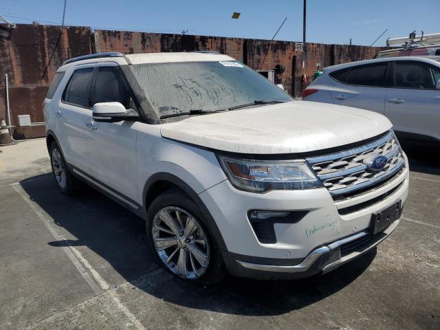 1FM5K7F85KGB16774 - 2019 FORD EXPLORER LIMITED WHITE photo 4