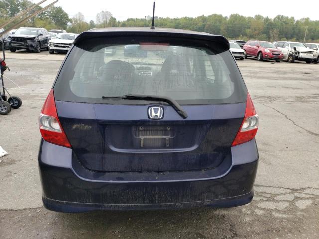 JHMGD37648S072669 - 2008 HONDA FIT SPORT BLUE photo 6