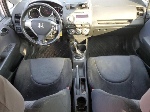 JHMGD37678S072715 - 2008 HONDA FIT SPORT SILVER photo 8