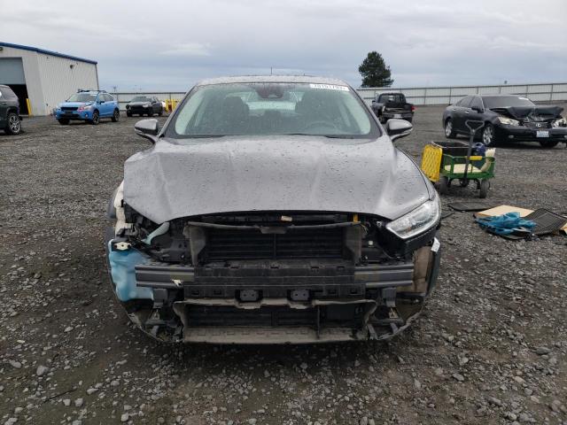 3FA6P0RU8DR345607 - 2013 FORD FUSION TITANIUM HEV GRAY photo 5