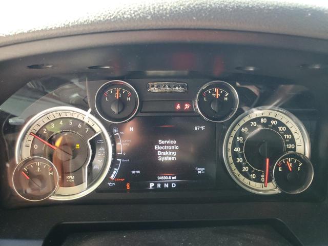 1C6RR6LTXGS278299 - 2016 RAM 1500 SLT BLACK photo 9