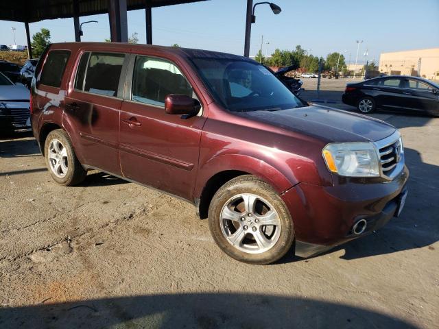 5FNYF3H5XFB011231 - 2015 HONDA PILOT EXL BURGUNDY photo 4