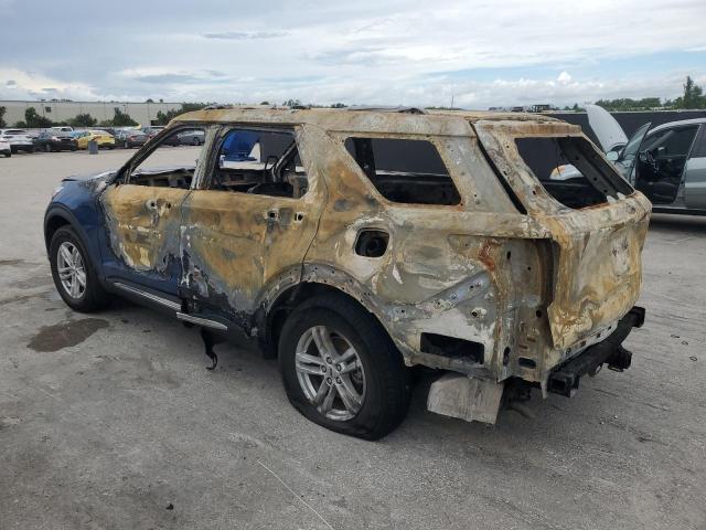 1FMSK7DH8NGA81805 - 2022 FORD EXPLORER XLT Կապույտ լուսանկար 2