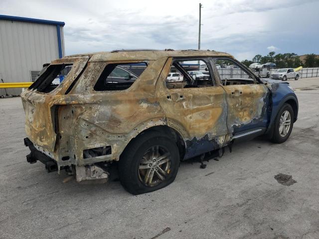 1FMSK7DH8NGA81805 - 2022 FORD EXPLORER XLT Կապույտ լուսանկար 3