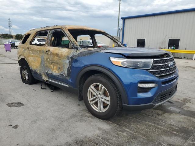 1FMSK7DH8NGA81805 - 2022 FORD EXPLORER XLT Կապույտ լուսանկար 4