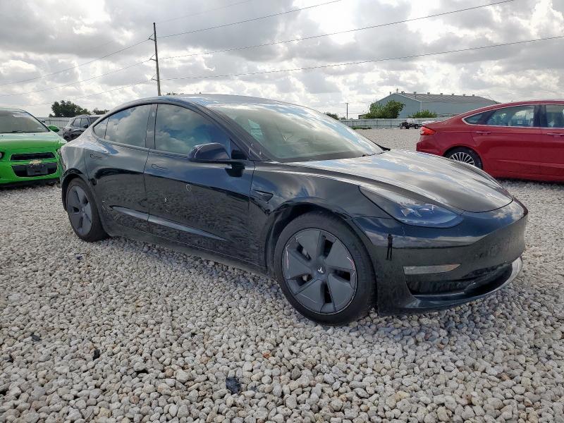 5YJ3E1EA9MF973178 - 2021 TESLA MODEL 3 黑色 照片 4