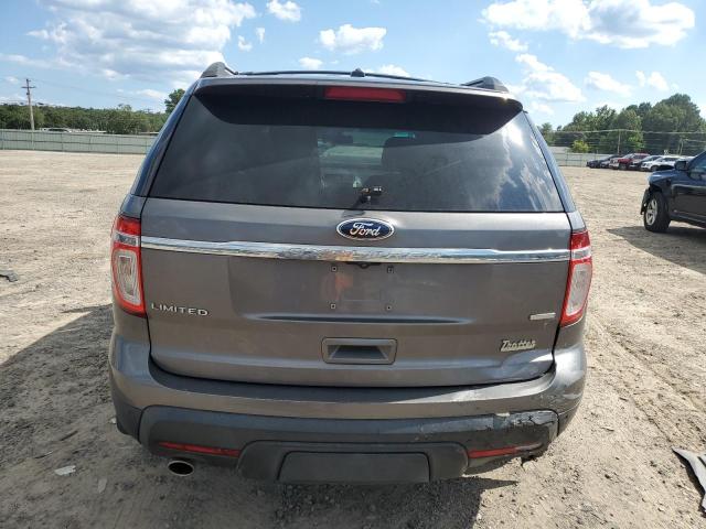 1FM5K8F89DGA86803 - 2013 FORD EXPLORER LIMITED GRAY photo 6