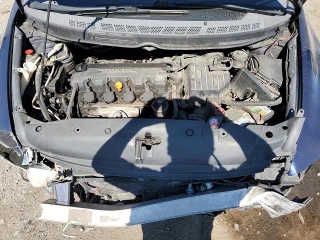 1HGFA16827L066778 - 2007 HONDA CIVIC EX BLUE photo 11