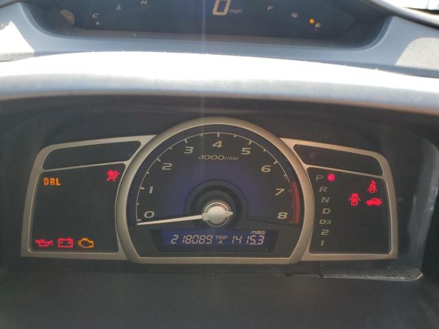 1HGFA16827L066778 - 2007 HONDA CIVIC EX BLUE photo 9