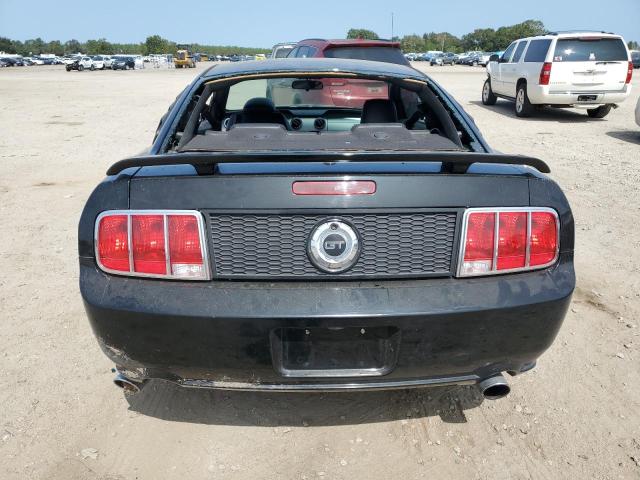 1ZVHT82H285140963 - 2008 FORD MUSTANG GT BLACK photo 6