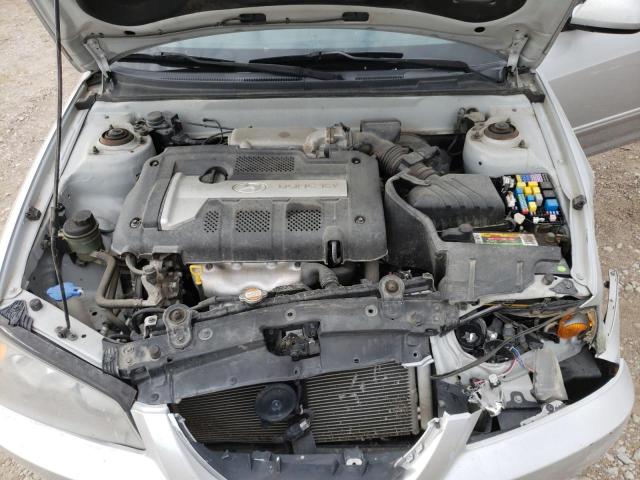 KMHDN46D36U377066 - 2006 HYUNDAI ELANTRA GLS SILVER photo 11