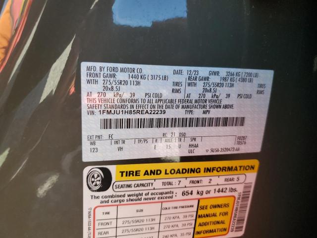 1FMJU1H85REA22239 - 2024 FORD EXPEDITION XLT 绿色 照片 13