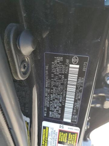 4T1C11AK6PU753806 - 2023 TOYOTA CAMRY LE BLACK photo 12