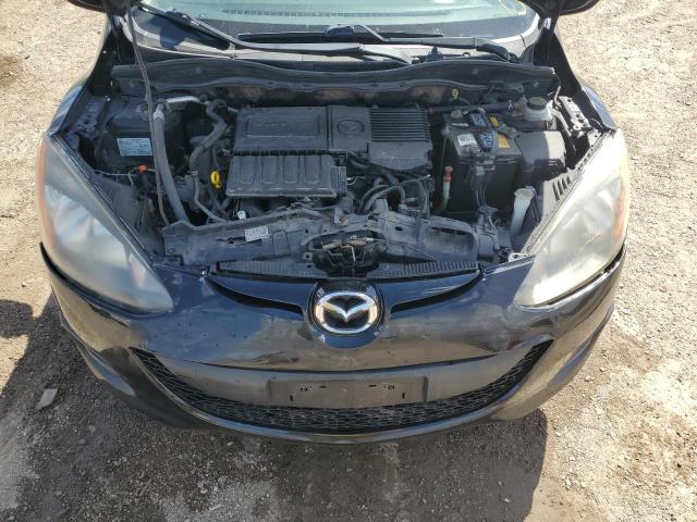 JM1DE1KY7C0140062 - 2012 MAZDA MAZDA2 BLACK photo 11