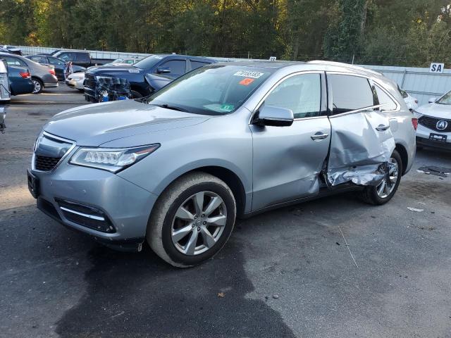 5FRYD4H90GB043393 - 2016 ACURA MDX ADVANCE SILVER photo 1