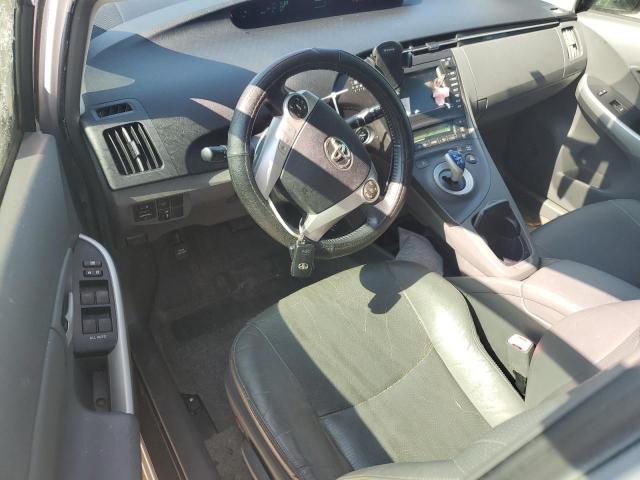 JTDKN3DU6A5095936 - 2010 TOYOTA PRIUS ვერცხლისფერი ფოტო 8