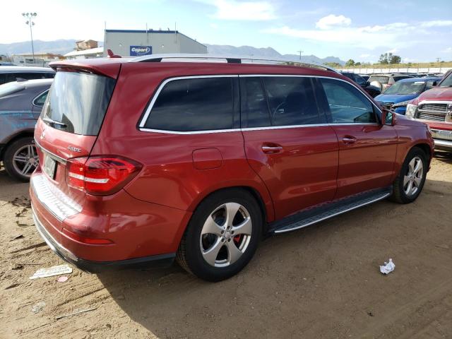 4JGDF6EE4HA763695 - 2017 MERCEDES-BENZ GLS 450 4MATIC RED photo 3