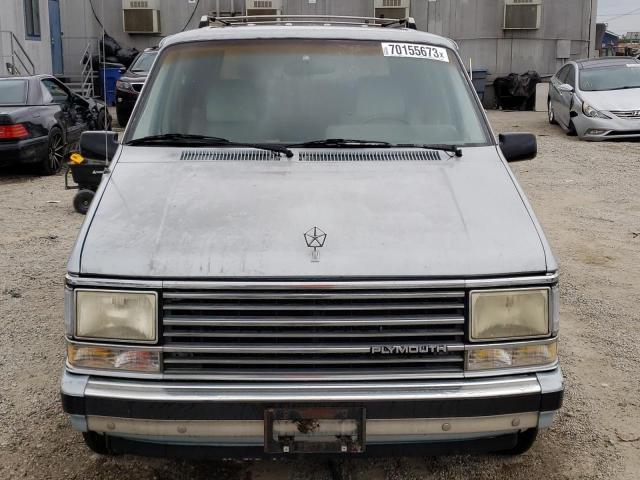 2P4FH51G2HR202203 - 1987 PLYMOUTH VOYAGER LE BLUE photo 5