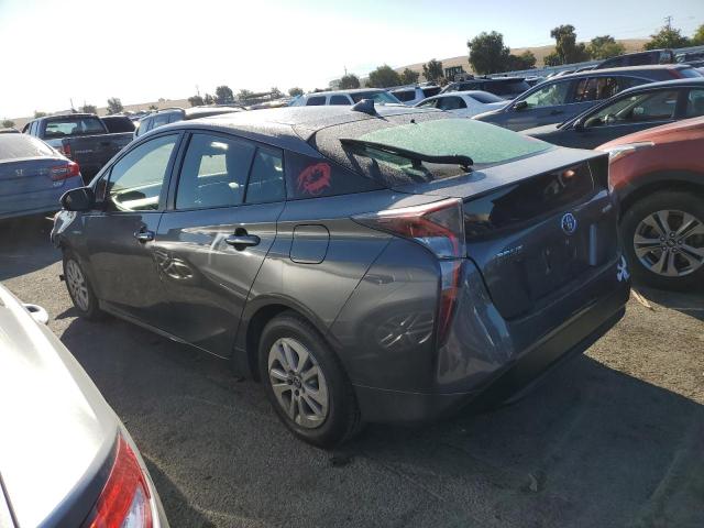 JTDKBRFU1H3027784 - 2017 TOYOTA PRIUS GRAY photo 2