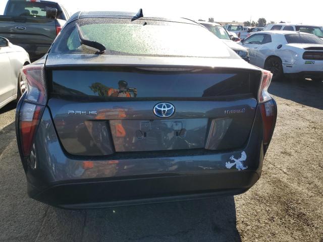 JTDKBRFU1H3027784 - 2017 TOYOTA PRIUS GRAY photo 6