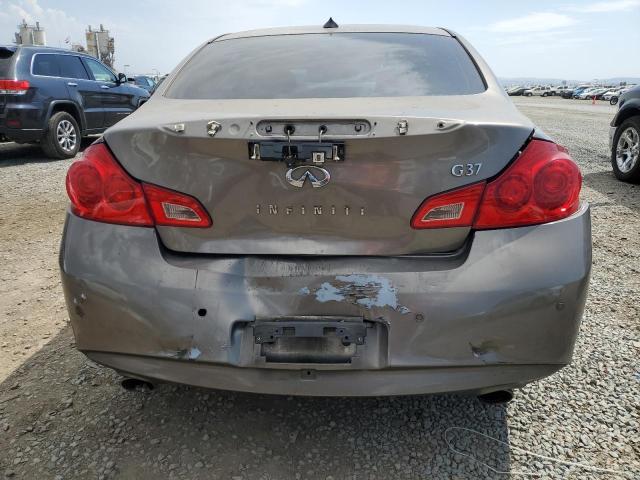 JN1CV6AP6BM507805 - 2011 INFINITI G37 BASE GRAY photo 6