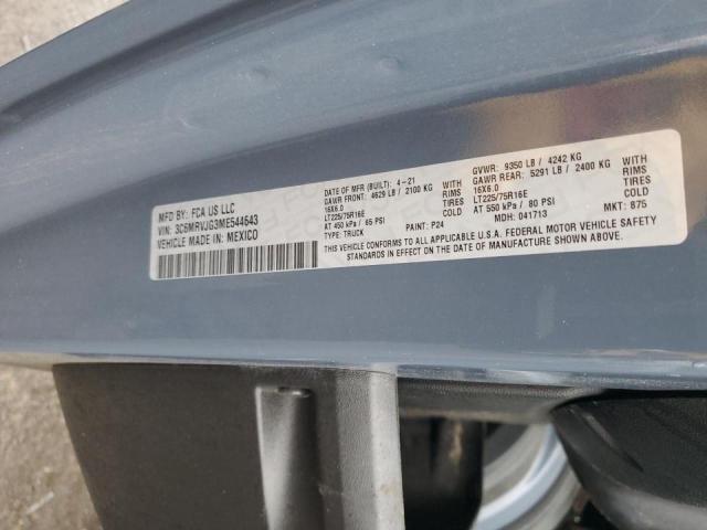 3C6MRVJG3ME544643 - 2021 RAM PROMASTER 3500 HIGH Mavi foto 13