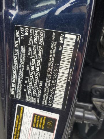 4JGDF6EE3JB065921 - 2018 MERCEDES-BENZ GLS 450 4MATIC BLUE photo 13