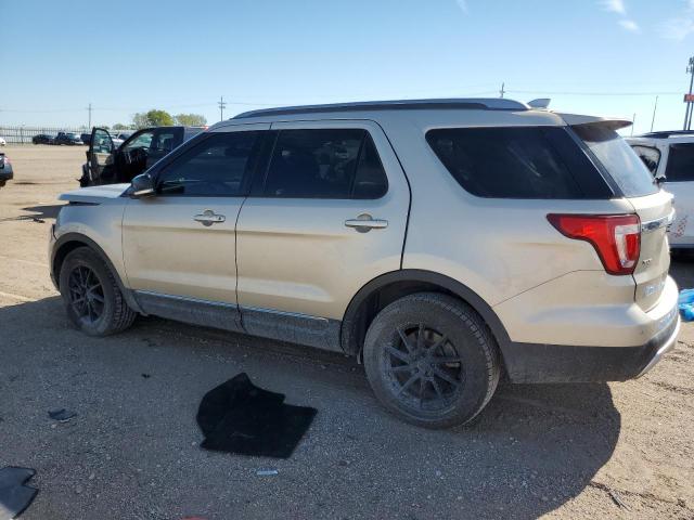 1FM5K7DH1HGA78469 - 2017 FORD EXPLORER XLT BEIGE photo 2