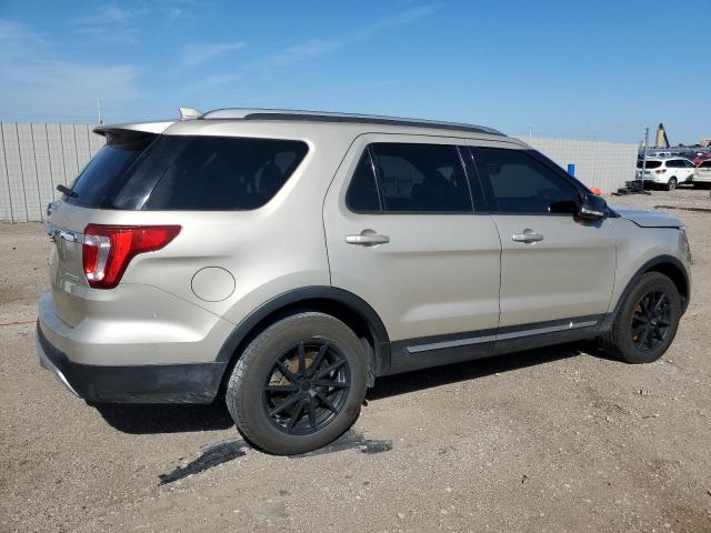 1FM5K7DH1HGA78469 - 2017 FORD EXPLORER XLT BEIGE photo 3