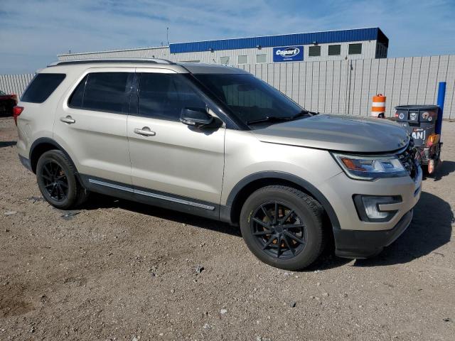1FM5K7DH1HGA78469 - 2017 FORD EXPLORER XLT BEIGE photo 4