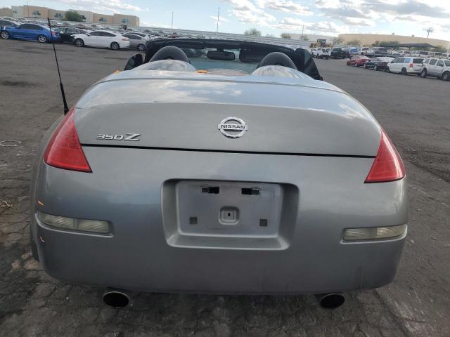 JN1AZ36AX6M456605 - 2006 NISSAN 350Z ROADSTER GRAY photo 6