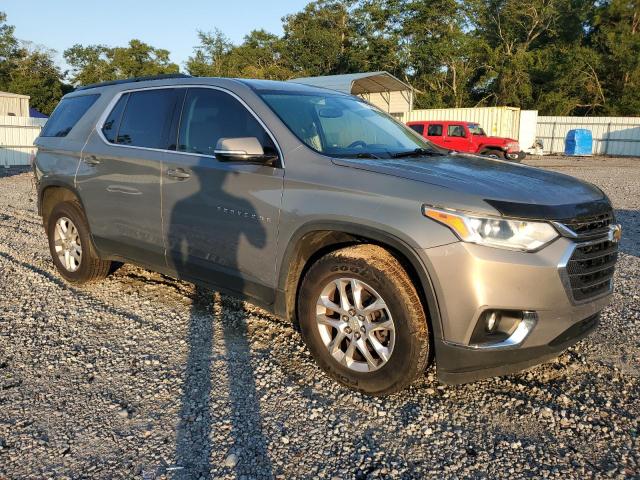 1GNERGKW6KJ120458 - 2019 CHEVROLET TRAVERSE LT GRAY photo 4