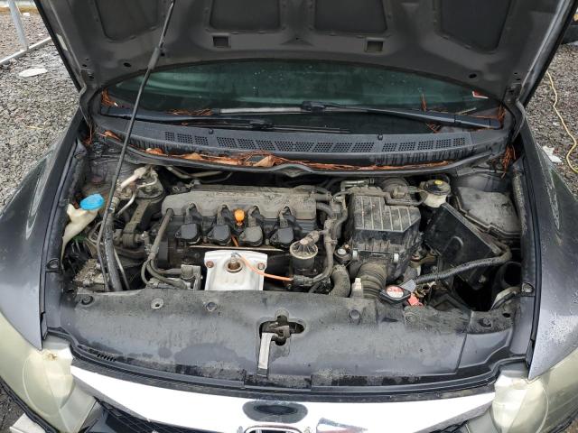 2HGFA1F60AH507066 - 2010 HONDA CIVIC LX-S GRAY photo 11