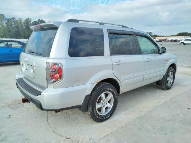 5FNYF28797B010567 - 2007 HONDA PILOT EXL SILVER photo 3