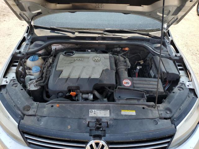 3VWLL7AJ9DM230768 - 2013 VOLKSWAGEN JETTA TDI GRAY photo 11