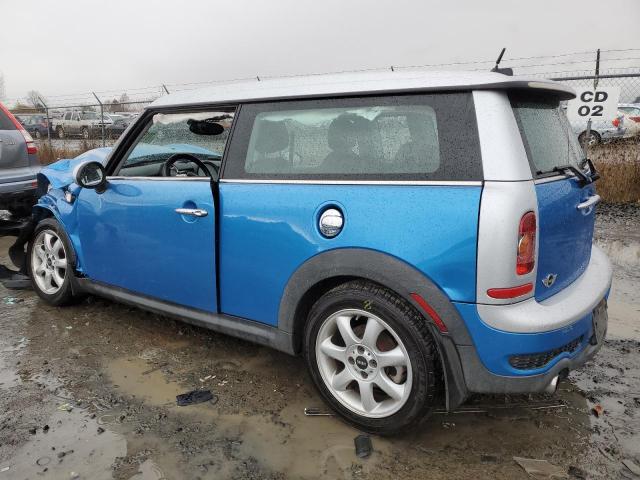 WMWMM33588TP88970 - 2008 MINI COOPER S CLUBMAN BLUE photo 2