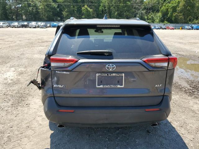 JTMW1RFV8KD033645 - 2019 TOYOTA RAV4 XLE GRAY photo 6