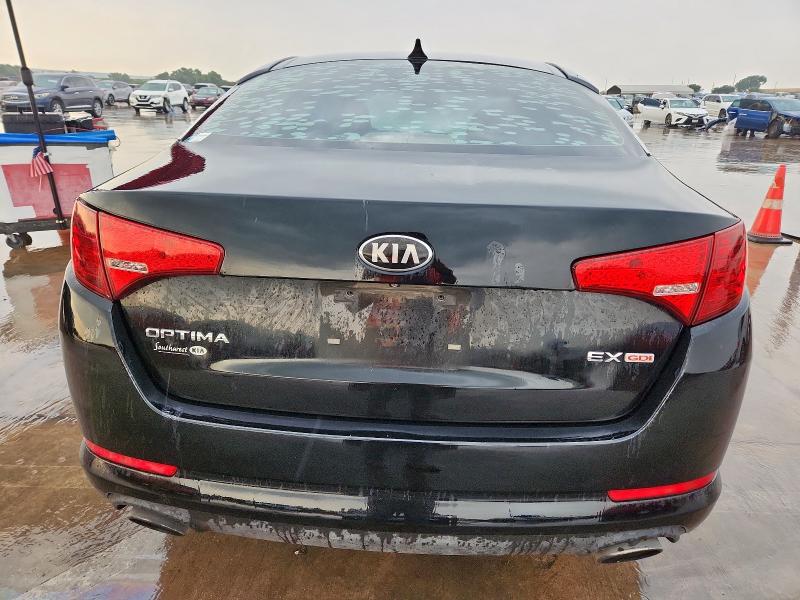 5XXGN4A72DG108448 - 2013 KIA OPTIMA EX BLACK photo 6