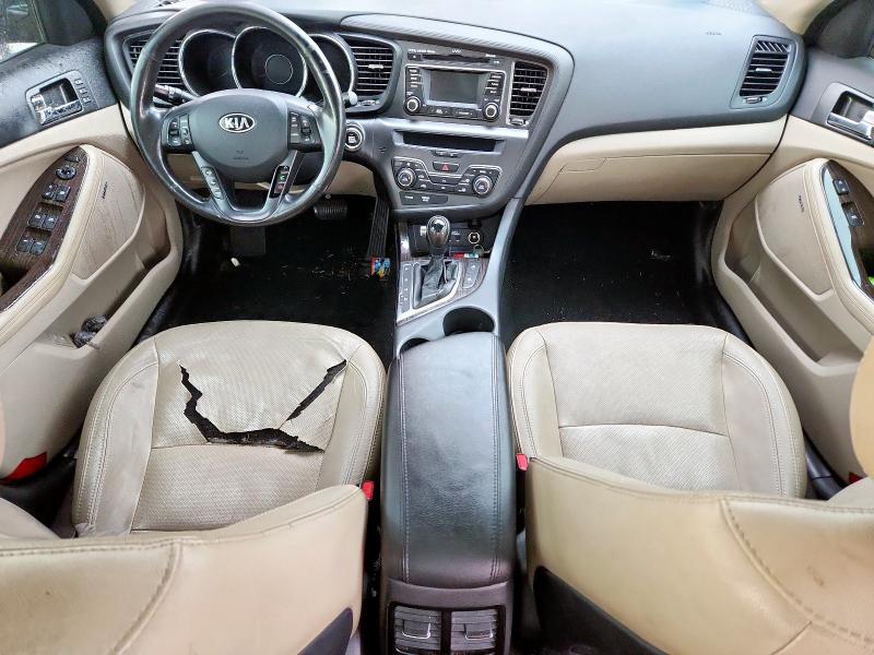 5XXGN4A72DG108448 - 2013 KIA OPTIMA EX BLACK photo 8