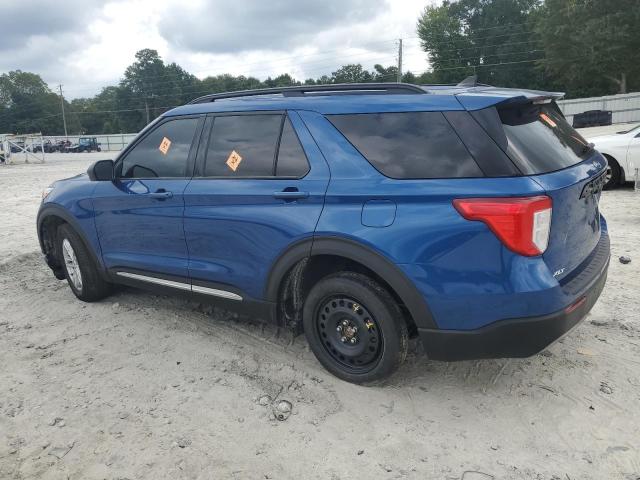 1FMSK7DH1PGB19233 - 2023 FORD EXPLORER XLT Көк фото 2