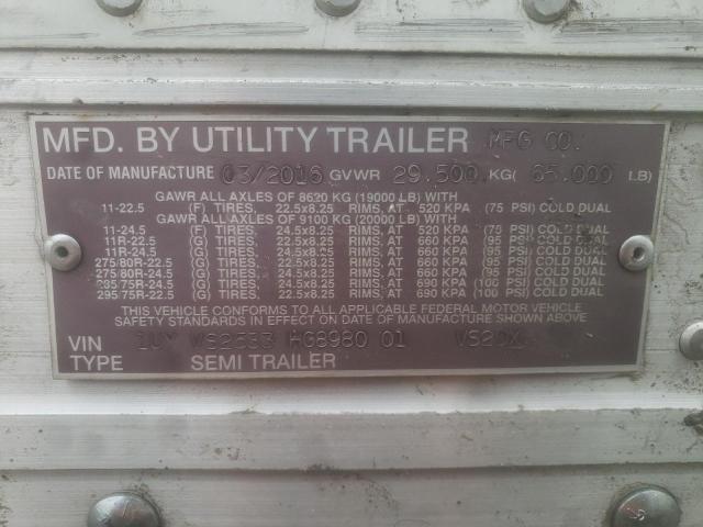 1UYVS2533HG898001 - 2017 UTILITY TRAILER Ağ foto 10